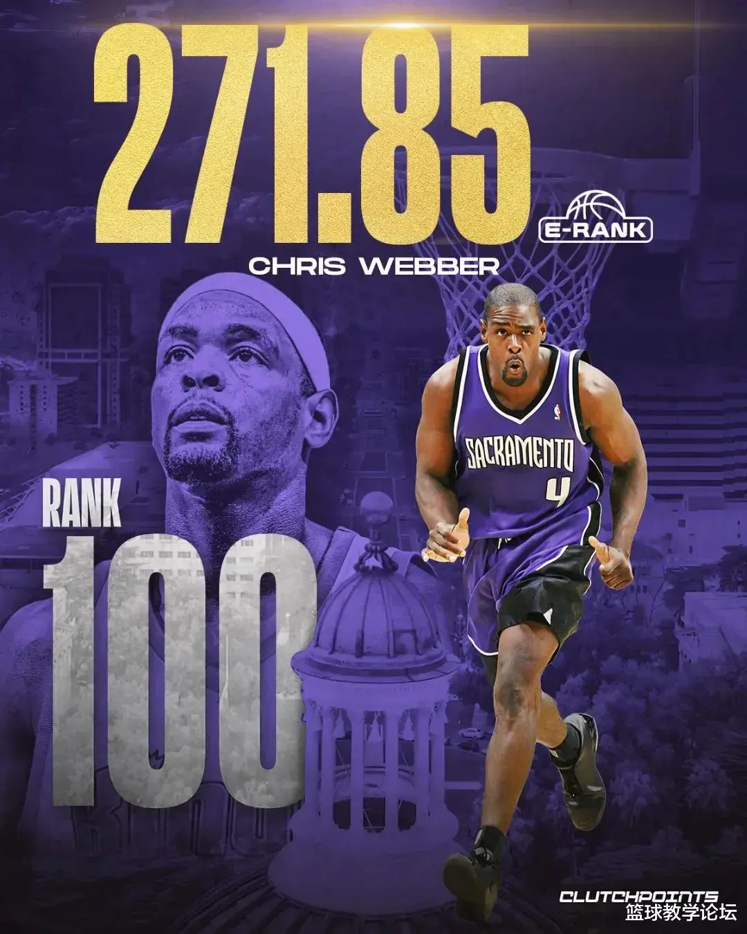 盟配资 NBA百大球星排行榜! 詹姆斯高居第二! 库里无缘历史前十