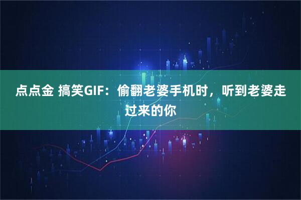 点点金 搞笑GIF：偷翻老婆手机时，听到老婆走过来的你